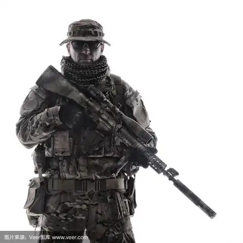陆军特种部队士兵孤立摄影