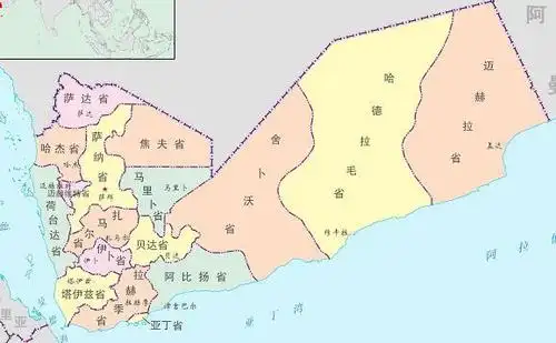也门地图