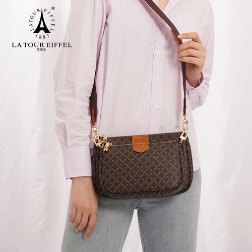 eiffel/艾菲尔2023新款时尚百搭法棍包欧美斜挎包单肩小包包女士