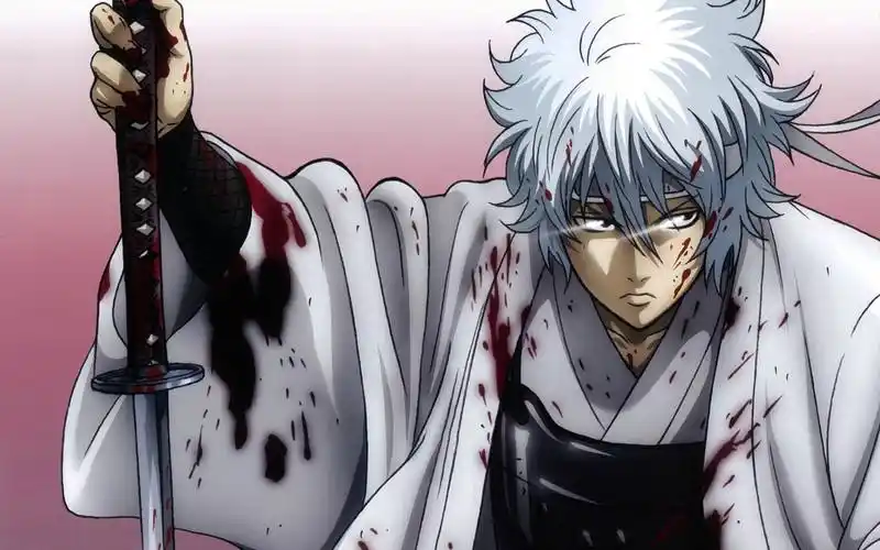 人物坂田银时高清电脑桌面壁纸高清大图预览1920x1200_卡通动漫下载