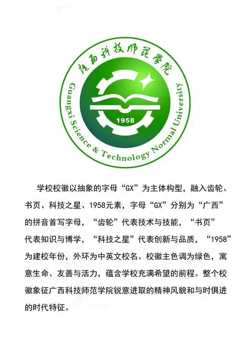 学校概况 校训,校徽 广西科技师范学院校训校徽