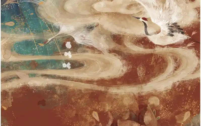 敦煌风格约稿展示_白咕咕plus__插画师作品_涂鸦王国gracg.com