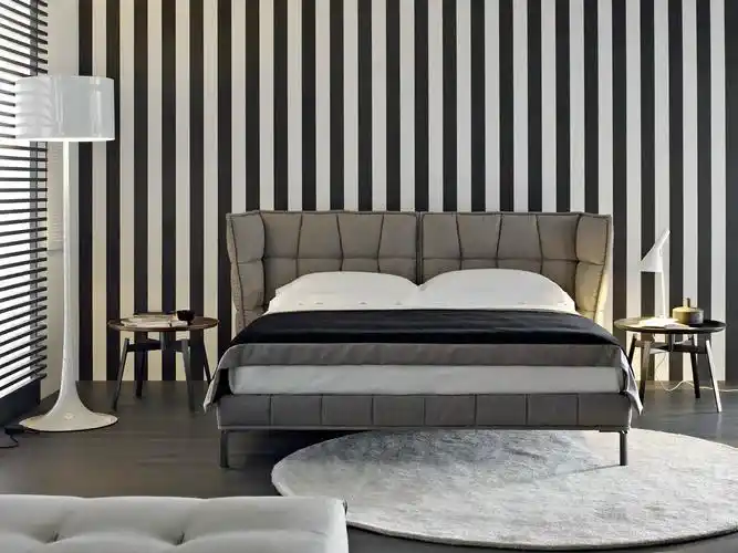 现代风格床-住逻辑云定制-专业的软装家具定制服务提供商