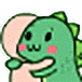 最近有组绿色小恐龙的表情包非常的火爆,很多小伙伴聊天的时候都喜欢