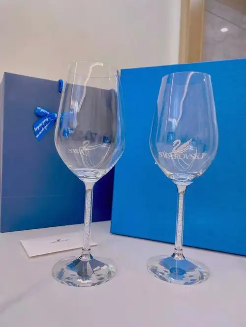 好物分享施华洛世奇红酒杯水晶高脚杯