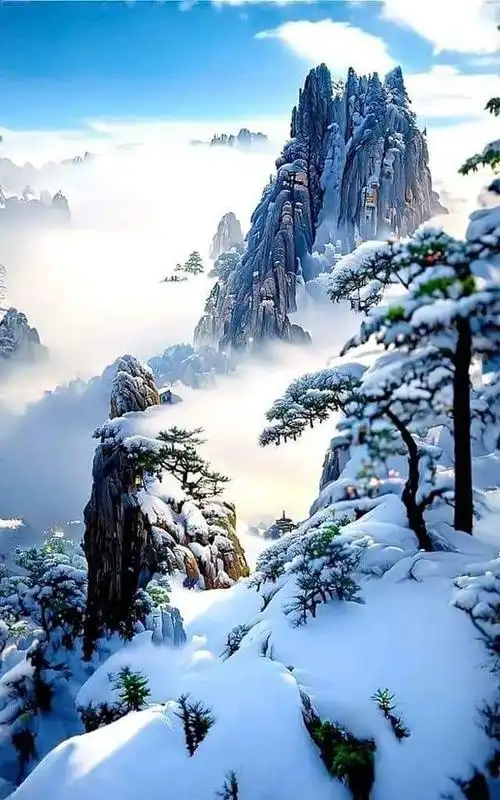 美图欣赏——雪山美景