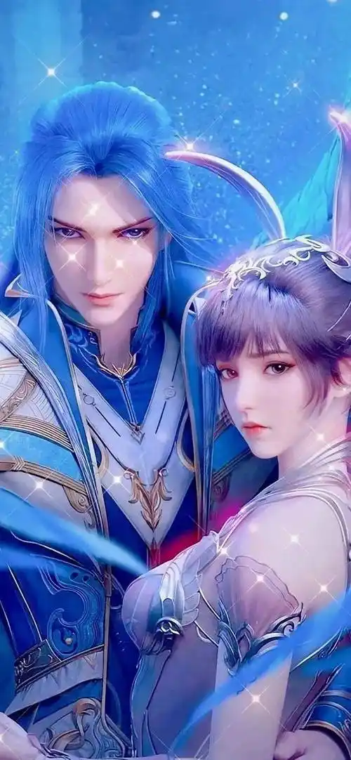 斗罗大陆壁纸三舞cp壁纸来了小舞漂亮极了唐三英俊潇洒