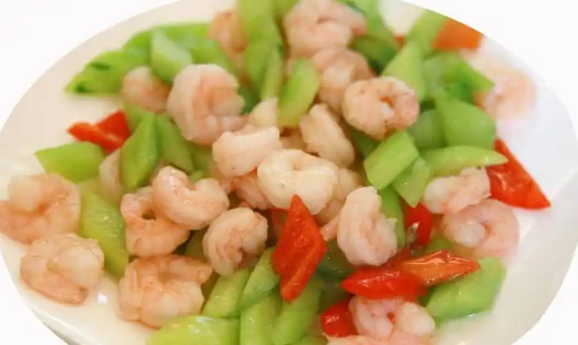 江苏省南京市,家常菜——爆炒虾仁.(图片来自东方ic)家常菜,梅菜扣肉.