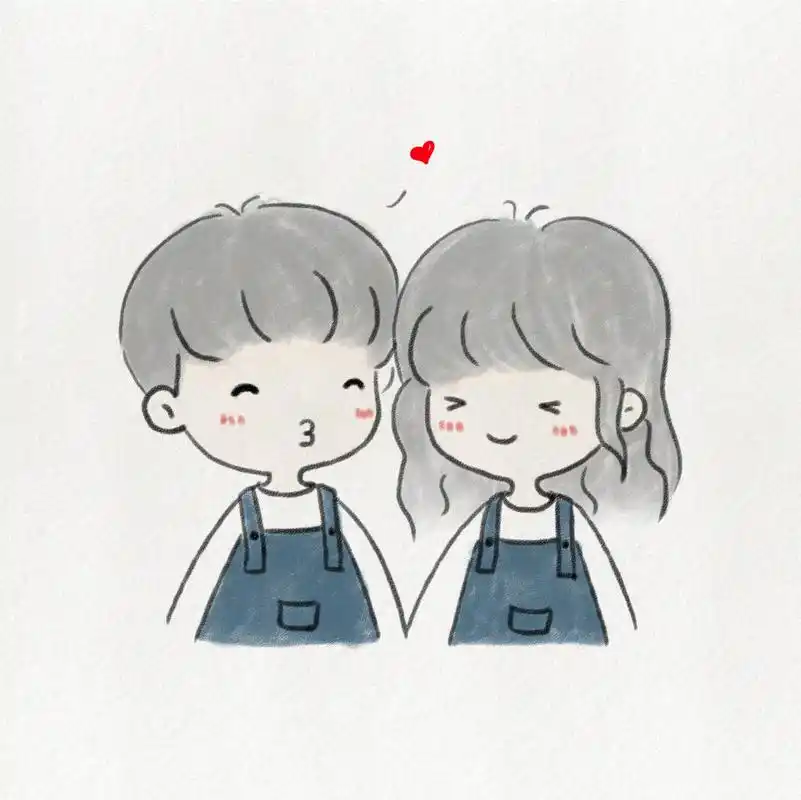 情侣简笔画教程～详细步骤来啦93 今天的步骤超详细还有谁不会(画