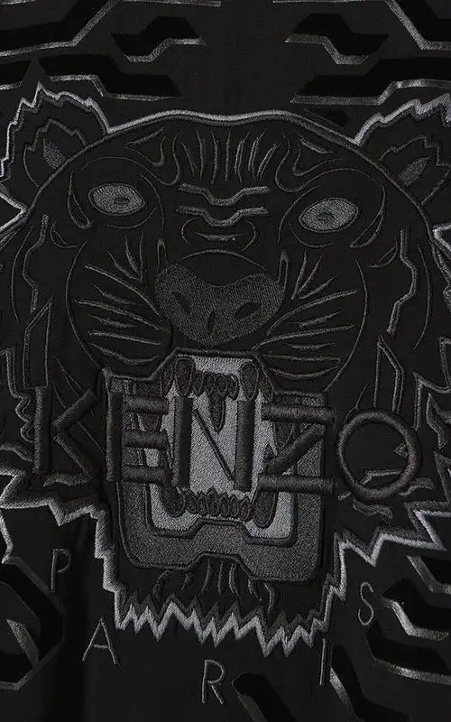 kenzo/高田贤三 女士连衣裙 老虎头图案 2ro1995ac-99 黑色 xs