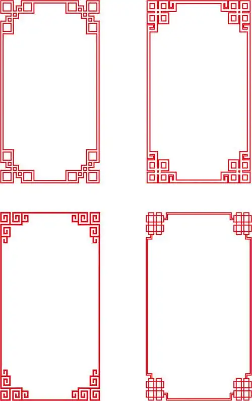 中式装饰边框素材