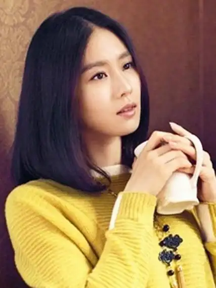 刘诗诗中分齐肩直发发型图片,女明星图片,发型图片