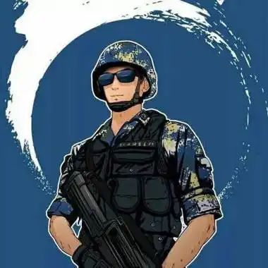 军装军人卡通头像图片大全 帅气微信军人霸气十足高清头像 - 动漫头像