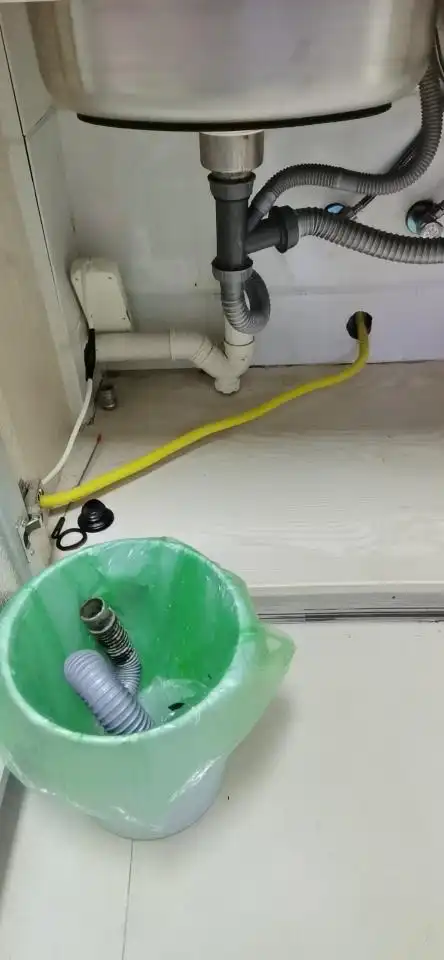 厨房下水道管子加长闪电客洗菜盆水下水管配件单排水管延长软管防臭