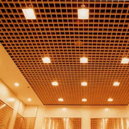 黑色格栅吊顶效果图感受简约大气之美