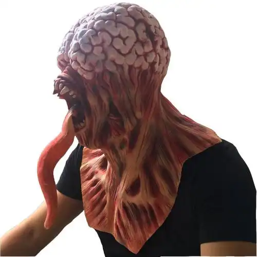 万圣节鬼脸吓人面具成人恐怖丧尸僵尸鬼舞乳胶修女女巫抖音整蛊 弗