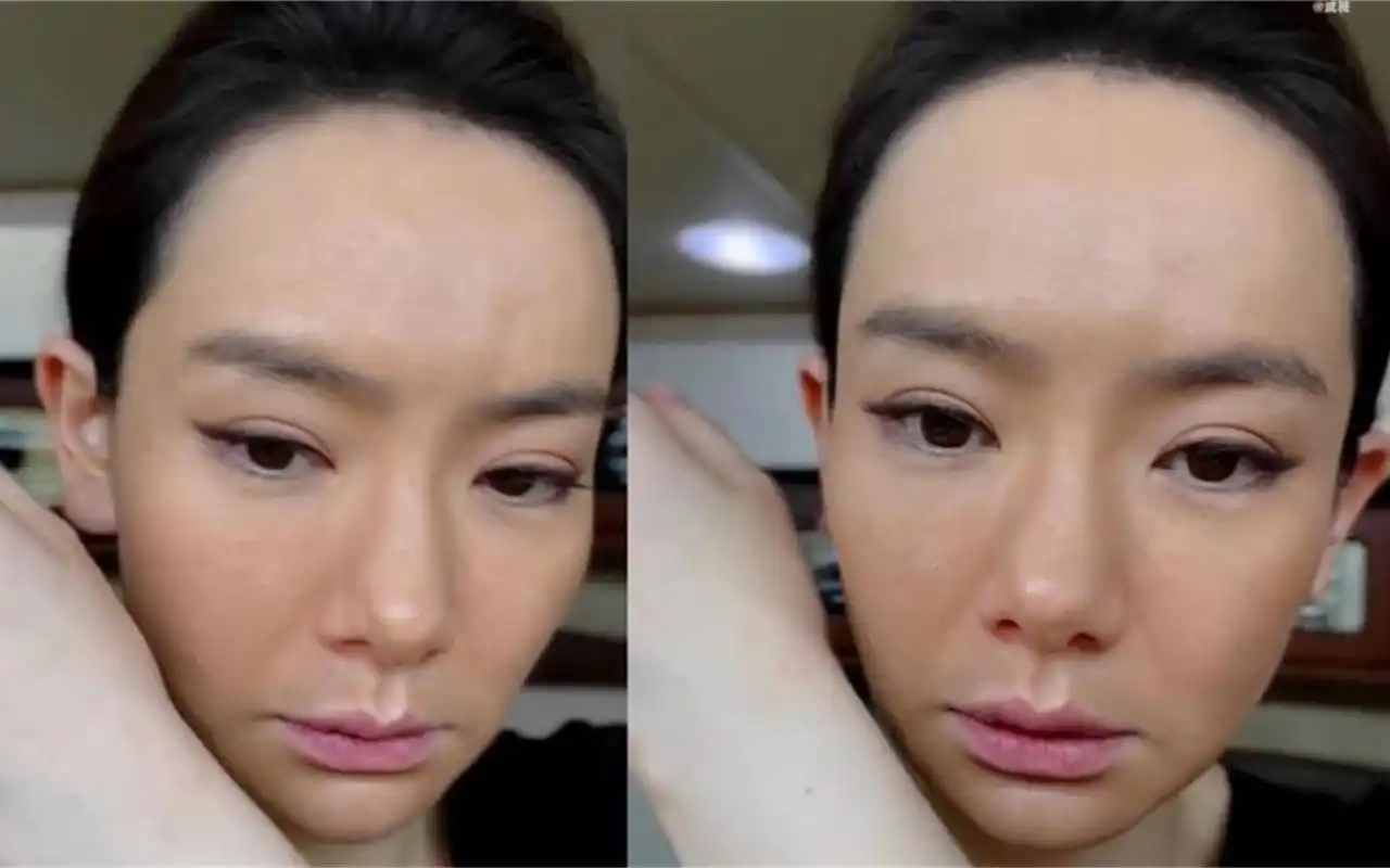 戚薇怼脸拍现原形?真实颜值翻车,素颜照又老又糙丑到没眼看