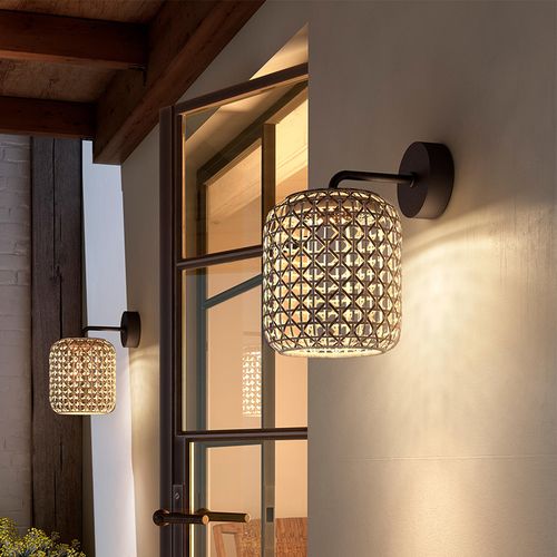 户外庭院壁灯日式复古藤编吊灯民宿过道门头灯防水花园别墅外墙灯