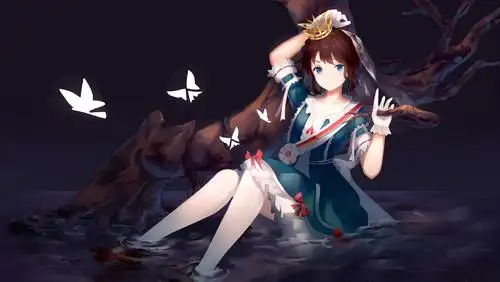 壁纸二次元【相关词_4k超清电脑桌面壁纸全屏1920x1080二次元动漫美女