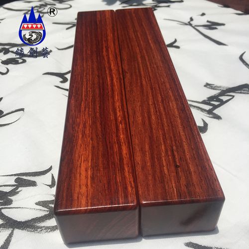 红酸枝木料大原木料_红木镇尺缅甸大红酸枝原木料镇压纸毛笔书法文房