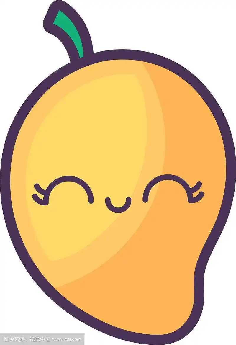 芒果水果可爱的性格