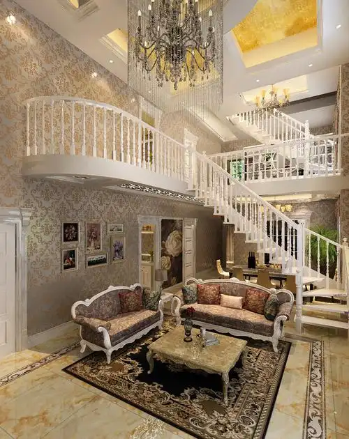 欧式复式楼效果图图片