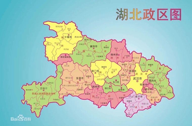 湖北地图