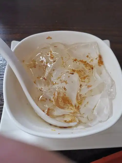 桂花冰粉,香甜爽口.