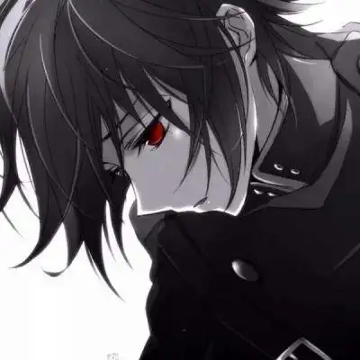 孤独黑暗系头像男生高冷动漫:尽管还不曾离开