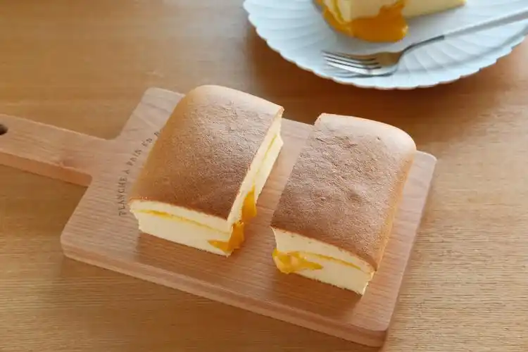 爆浆芝士古早蛋糕