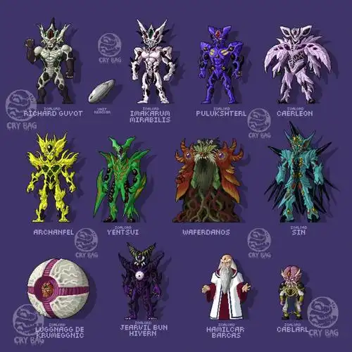 强殖装甲全角色像素化兽神将篇