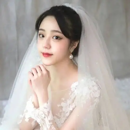 婚纱女生头像
