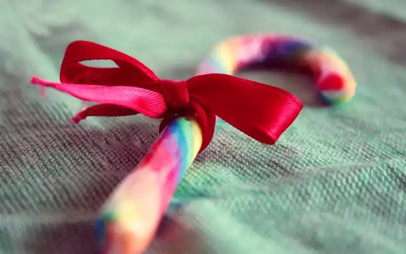 小清新文艺范温暖治愈系蝴蝶结唯美图片桌面壁纸