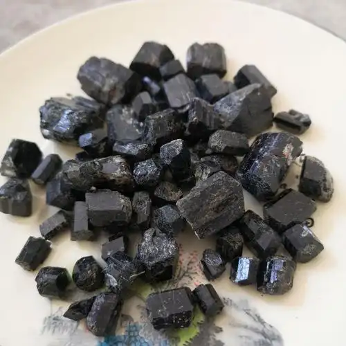 批发汗蒸房用电气石颗粒 单晶体电气石矿石 电气石原石多规格-询价