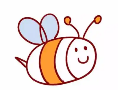 蜜蜂简笔画怎么画,蜜蜂简笔画怎么画好看(两种不同的画法适合零基础和