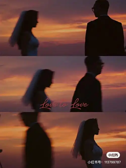 夜幕低垂 晚霞弥漫穿着白纱 肆意奔跑所有的怦然心动因你治愈#电影感