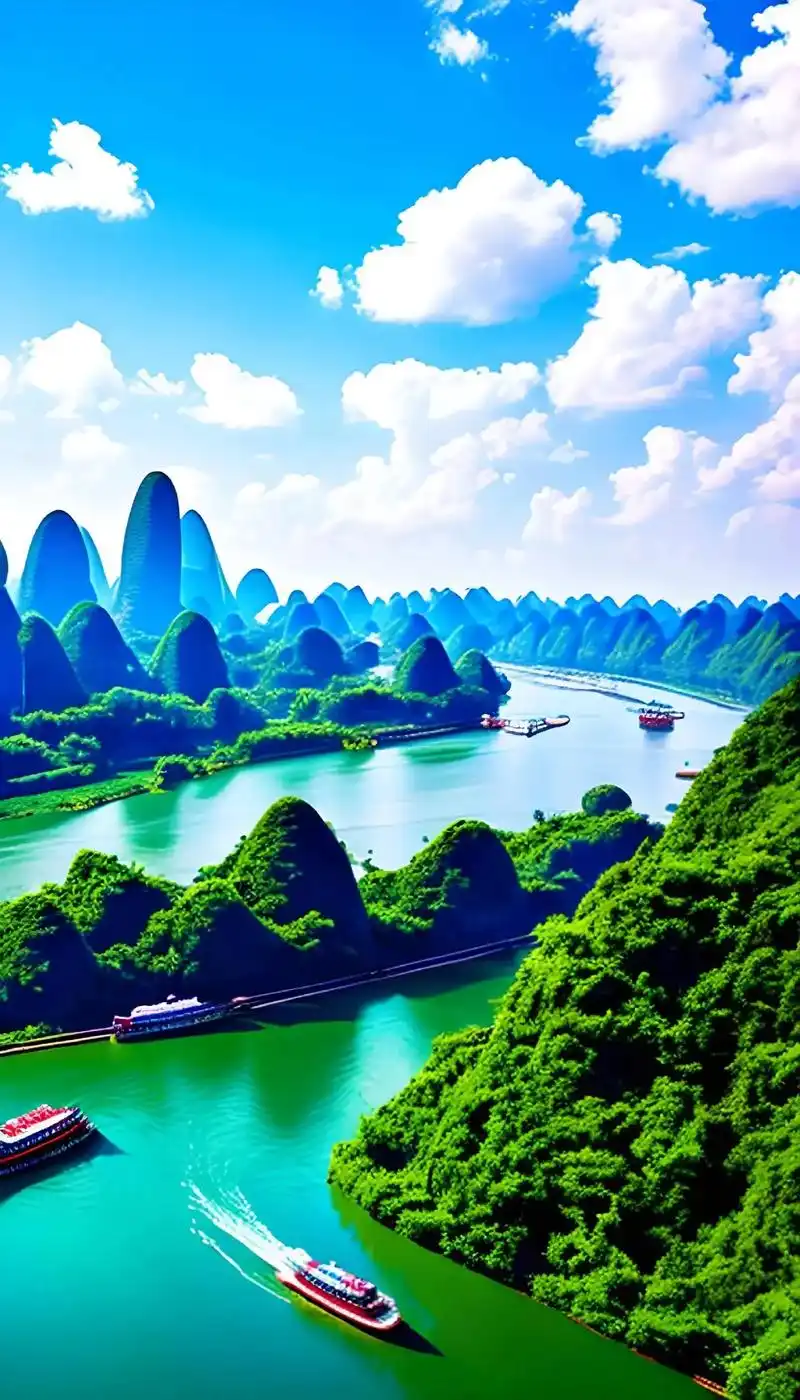 好山好水的桂林你确定不来看一下吗.##感受大自然的气息和美景 - 抖音