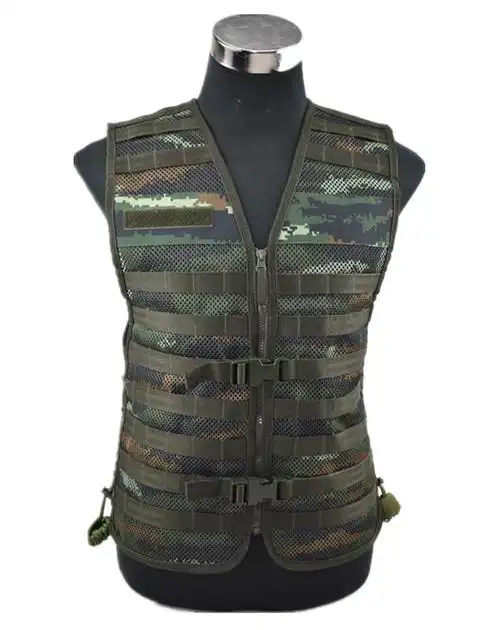 13式虎斑迷彩战术背心通用特战冬夏携行具军迷cs户外马甲现货 13式