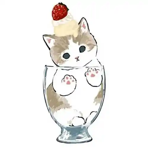 插画100幅可爱猫咪绘画萌化你的心