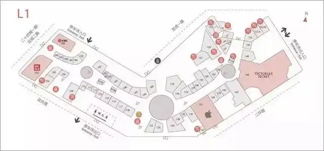50例商场平面图解读