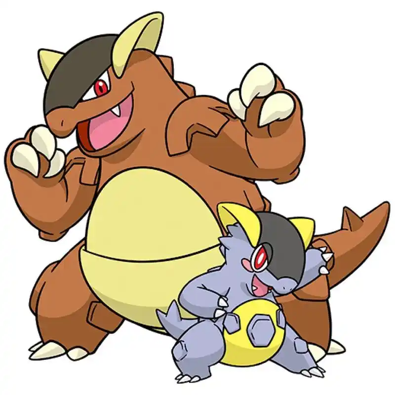 宝可梦图鉴0115:袋兽(mega进化) 0115:袋兽(mega进化) (原名:袋龙)