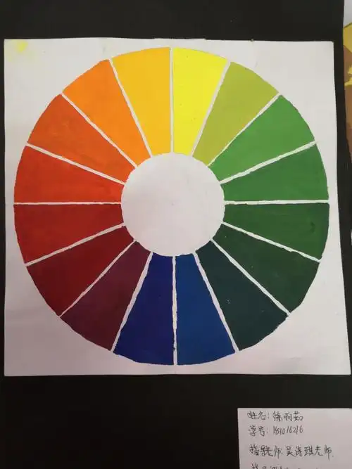 池州学院美术与设计学院18环境设计二班色彩构成作业展示