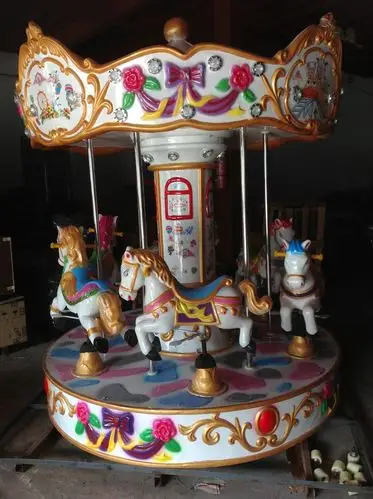 商场电动旋转木马转椅 儿童卡通金属电动游艺转椅批发 - 玩具批发交易