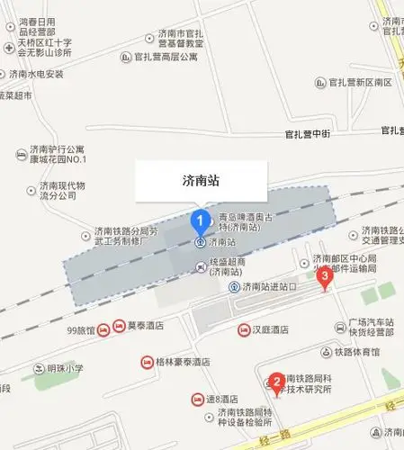 济南火车站附近站点:地铁站:暂无公交站:火车站广场汽车站(最近的公交