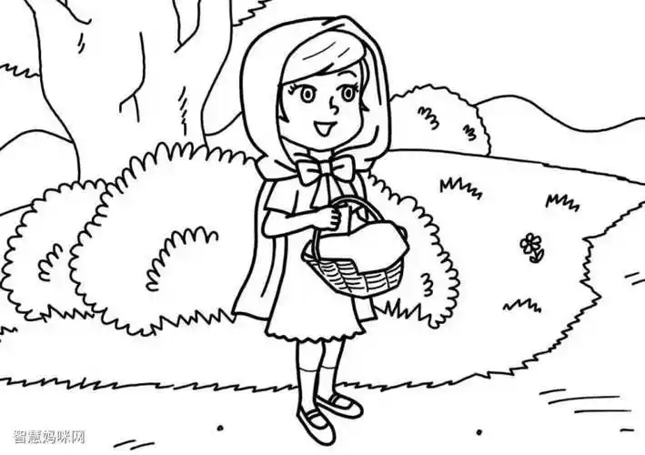 正文内容小红帽的故事资料格林童话小红帽简笔画宝宝简笔画儿童画画