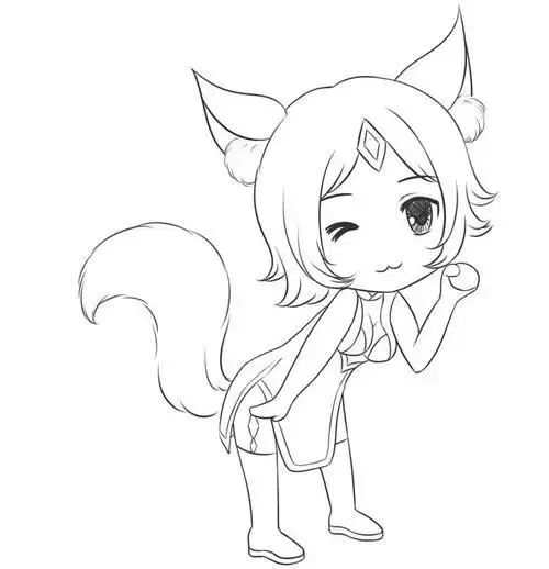 九尾狐妲己怎么简笔画 九尾狐狸怎么画简笔画