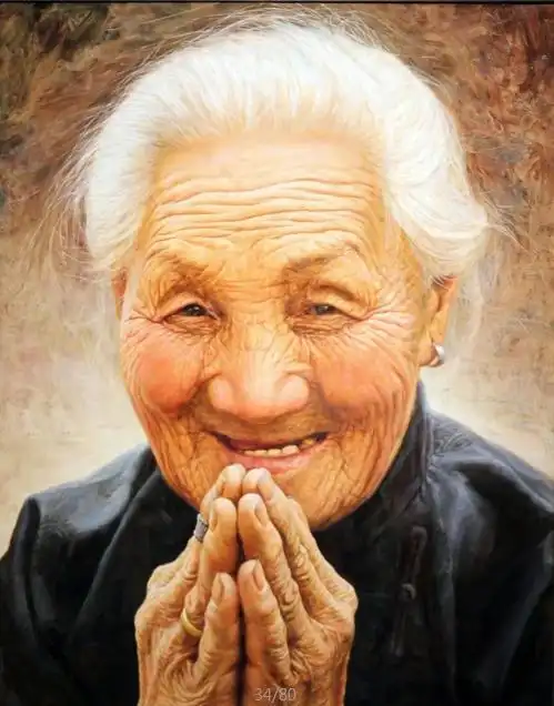 传统的农耕社会里,"春蚕到死丝方尽"的一位勤劳,辛苦的大众母亲形象