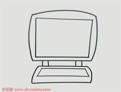 电脑简笔画的画法步骤图解