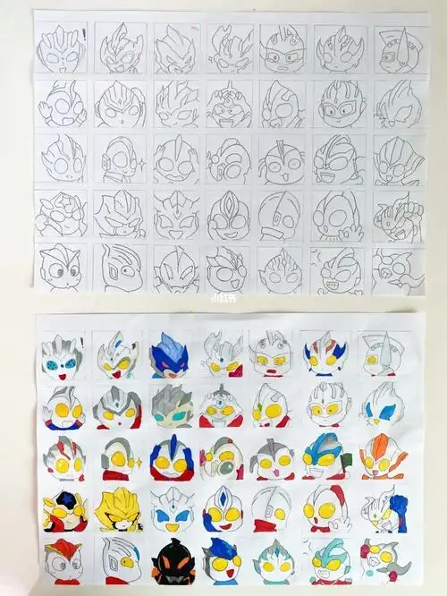 奥特曼的小简笔画