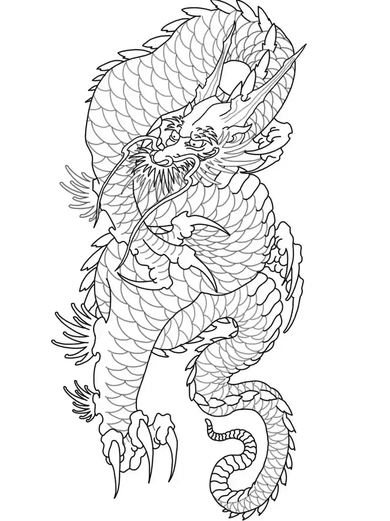 绘画 #绘画过程 #龙  - 抖音